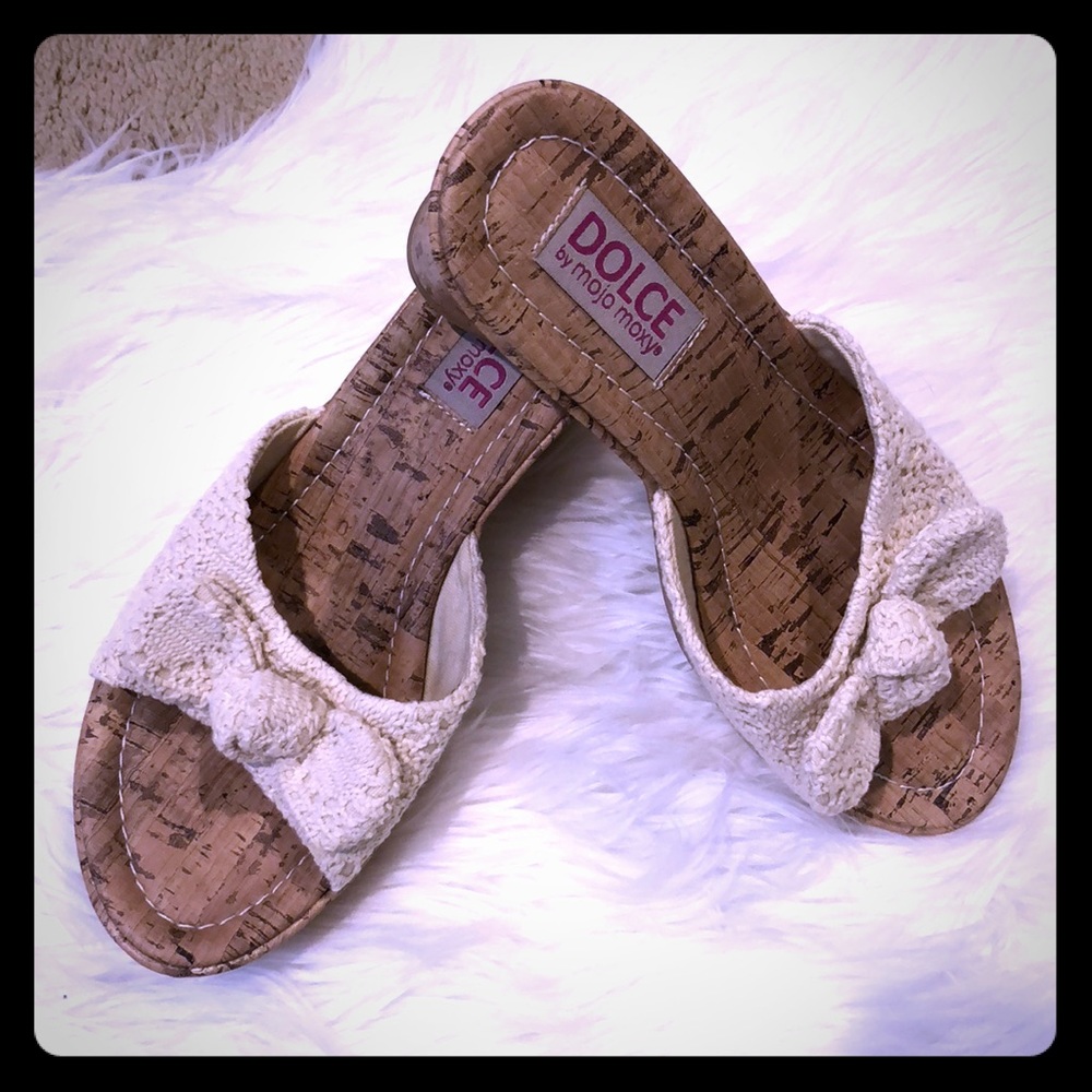 Cork Wedge Sandals